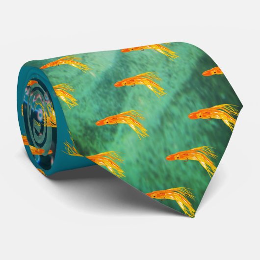 Fishing lure stropdas (Opgerold)