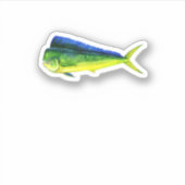 Fishing Mahi Fish Mahi Fishing Lover Sticker (Voorkant)