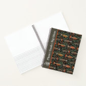Fishing Orange Gray Trout Personalized Journal Notitieboek (Binnen)