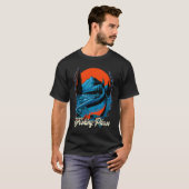 Fishing Please Lakes Boating Lagoon Boat Hunting F T-shirt (Voorkant volledig)