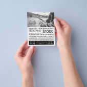 Fishing Portrait, Fishing Tournament Event Advert Flyer (Hand)