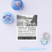 Fishing Portrait, Fishing Tournament Event Advert Flyer (Enkel)
