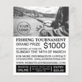 Fishing Portrait, Fishing Tournament Event Advert Flyer (Voorkant)