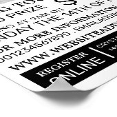 Fishing Portrait, Fishing Tournament Event Advert Poster (Hoek)