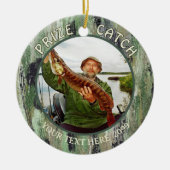 Fishing Prize Catch 2 Photos Keramisch Ornament (Voorkant)