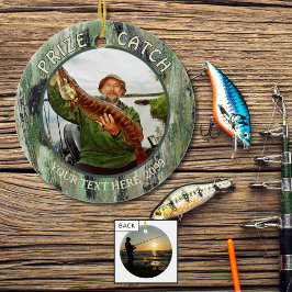 Fishing Prize Catch 2 Photos Keramisch Ornament