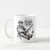 Fishing Pun Mug – Arm’s in a Cast Koffiemok (Links)
