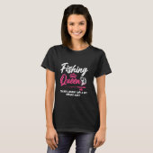 Fishing Queen CLASSY SASSY Funny Fishing T-shirts  (Voorkant volledig)