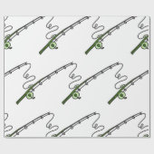 Fishing Rod Cadeaupapier (Vlak)