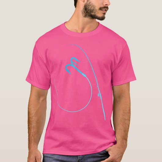 Fishing Rod T-shirt (Voorkant)