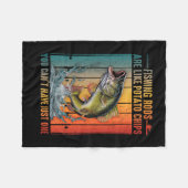Fishing Rods Are Like Potato Chips You Can't Have  Fleece Deken (Voorkant (Horizontaal))