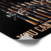 Fishing Rods Are Like Tato Chips You Can't Have Ju Poster (Hoek)