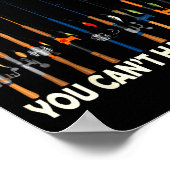 Fishing Rods Are Like Tato Chips You Can't Have Ju Poster (Hoek)