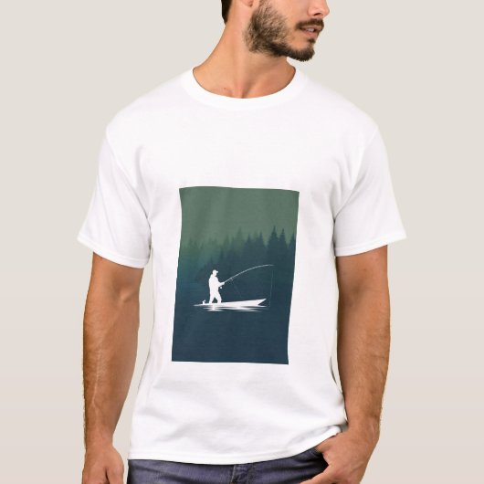 Fishing Serenity T-shirt (Voorkant)