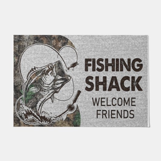 Fishing Shack Welcome Friends Deurmat (Voorkant)