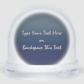 Fishing Snow Globe Custom Coho Salmon Snow Globe Sneeuwbol (Achterkant)