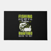 Fishing Solves Most Of My Problems Deurmat (Voorkant)