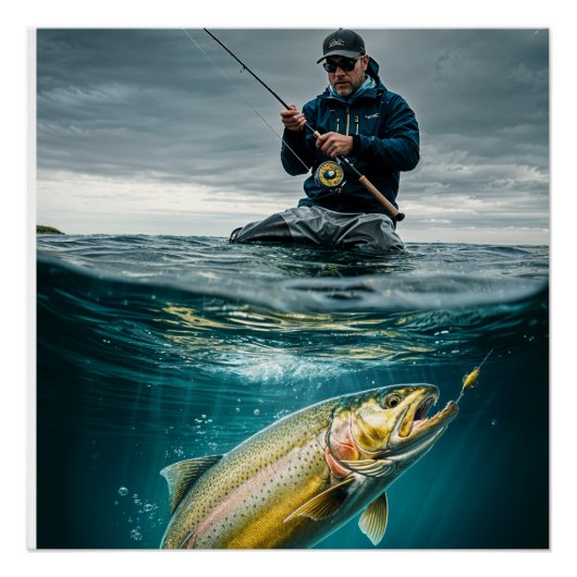 Fishing Success Perfect Poster (Voorkant)
