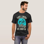 Fishing The Lake Alan Henry Is Calling And I Must  T-shirt (Voorkant volledig)