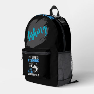 Fishing Theme  Bedrukte Rugzak