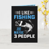 Fishing Theme  Kaart (Gele Bloem)