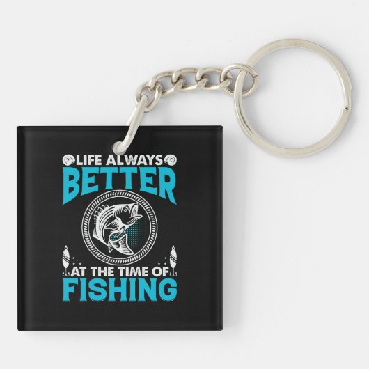 Fishing Theme Sleutelhanger (Achterkant)