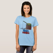Fishing Thinking Funny Vist T-shirt (Voorkant volledig)