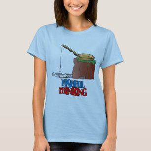Fishing Thinking Funny Vist T-shirt