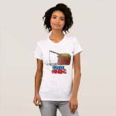 Fishing Thinking Funny Vist T-shirt (Voorkant volledig)