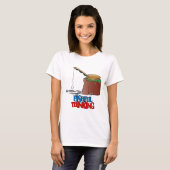 Fishing Thinking Funny Vist T-shirt (Voorkant volledig)