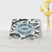 Fishing You A Happy Father's Day Kaart (Gele Bloem)