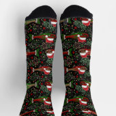 Fishing You a Merry Christmas Red Green Trout Sokken (Top)