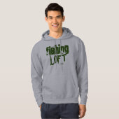 FishingLoft.com Brand Vist Logo-heide Sweater (Voorkant volledig)