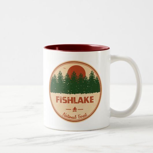 Fishlake National Forest Tweekleurige Koffiemok (Rechts)