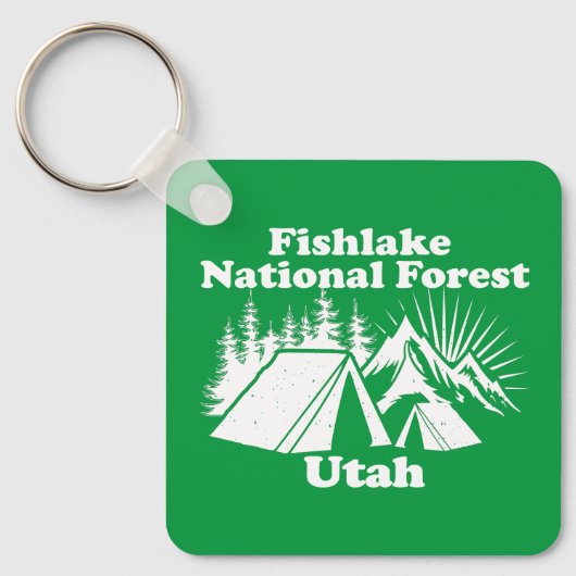 Fishlake National Forest Utah Sleutelhanger (Voorkant)