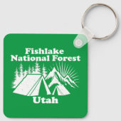 Fishlake National Forest Utah Sleutelhanger (Achterkant)