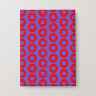 Fishman Donut Ornamenten Button