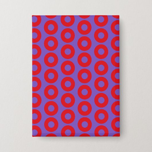 Fishman Donut Ornamenten Button (Voorkant)