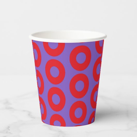 Fishman Donut Paper Cup Papieren Bekers (Voorkant)
