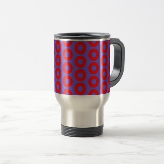 Fishman Donut Travel Mug Reisbeker (Voorkant rechts)