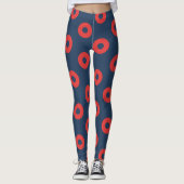 Fishman Donut Volwassen Leggings (Voorkant)