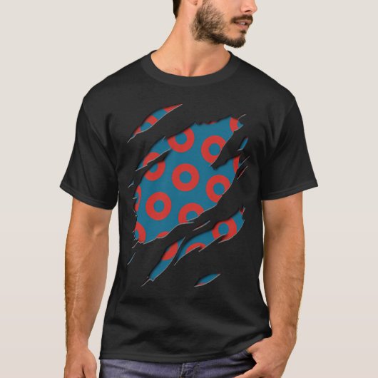 Fishman Donuts Phish T-shirt (Voorkant)