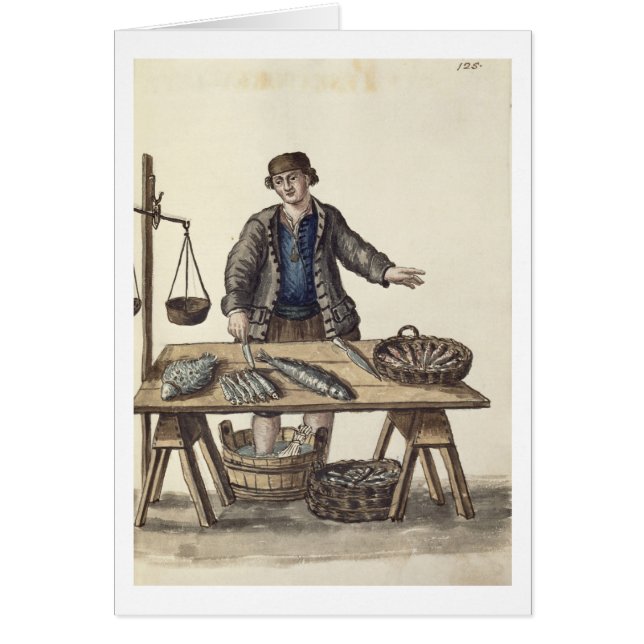Fishmonger, Venetiaans (manuscript) (Voorkant)