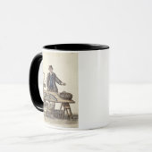 Fishmonger, Venetiaans (manuscript) Mok (Voorkant links)