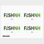 FISHNH New Hampshire Vis Sticker - 603 (Vel)