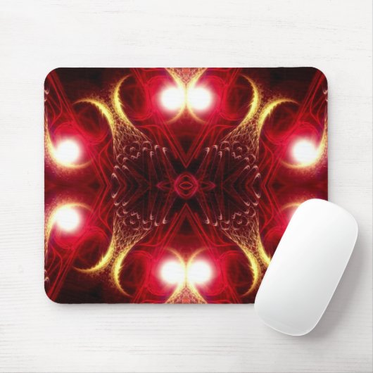 Fishtails Fractal Art Mousepad Muismat (Met muis)
