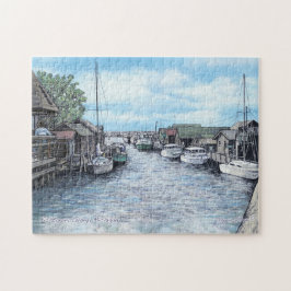 Fishtown Jigzaag Puzzle Legpuzzel