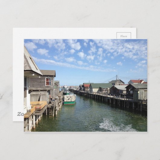 Fishtown, Leland, Michigan Briefkaart (Voorkant / Achterkant)