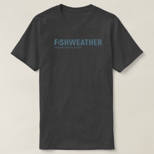 FishWeather Black T-Shirt (Design voorkant)