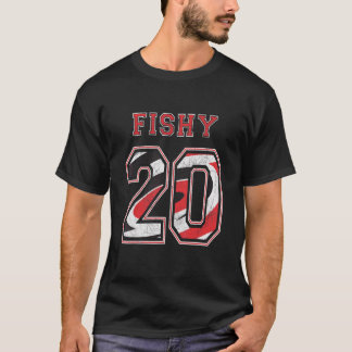 Fishy 20 Aho Carolina professionele ijshockey INSP T-shirt